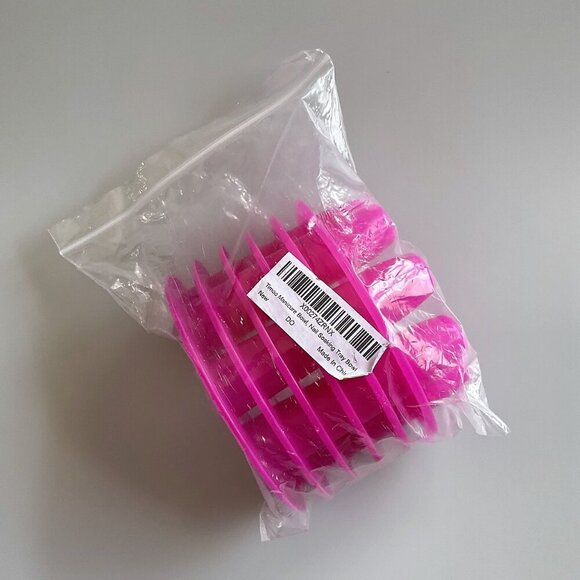 6 MANICURE SOAKING BOWLS NAIL TRAYS SPA PINK - Picture 5 of 5